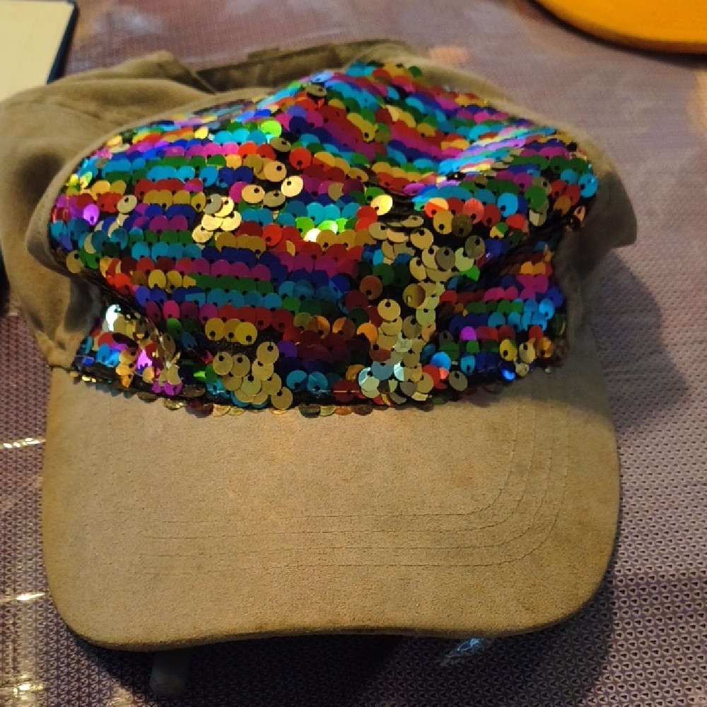 Sequin Multicolor Cap
